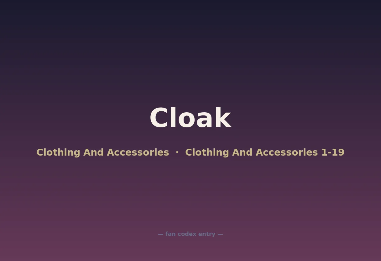 Cloak