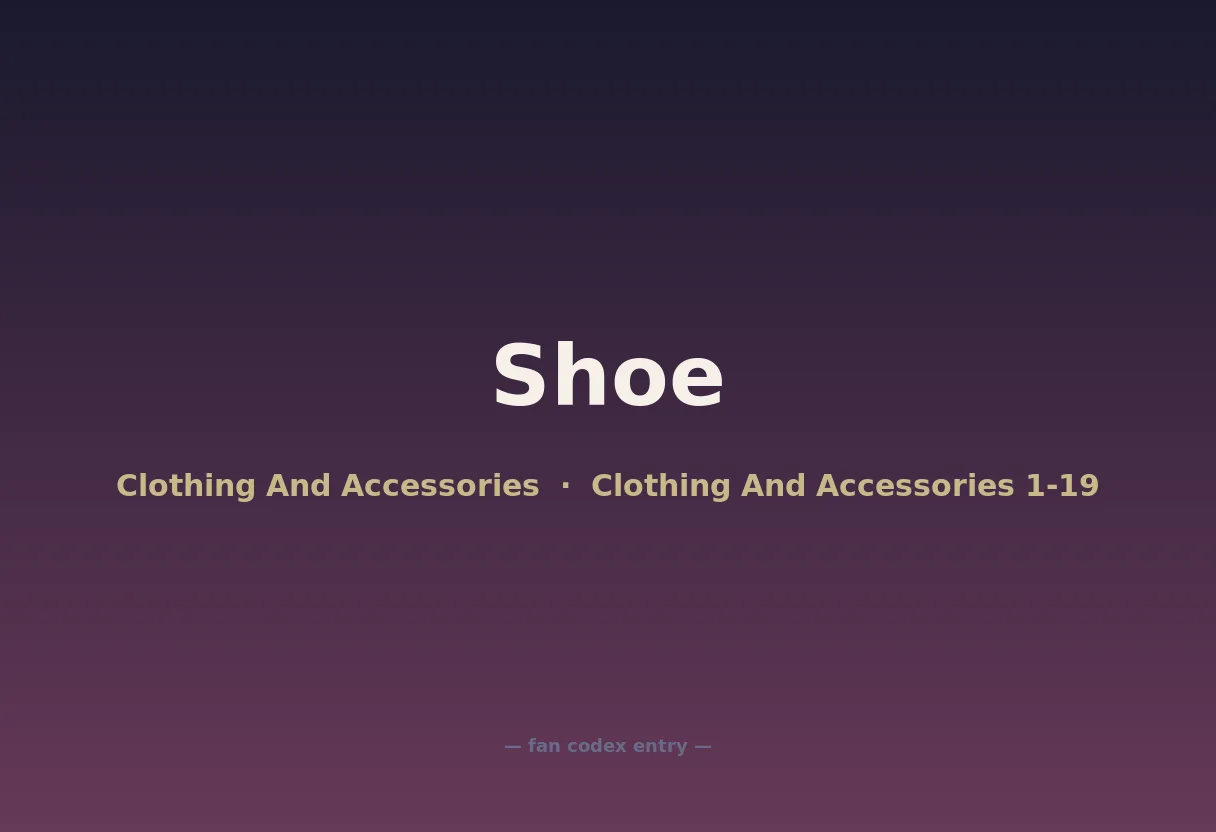 Shoe